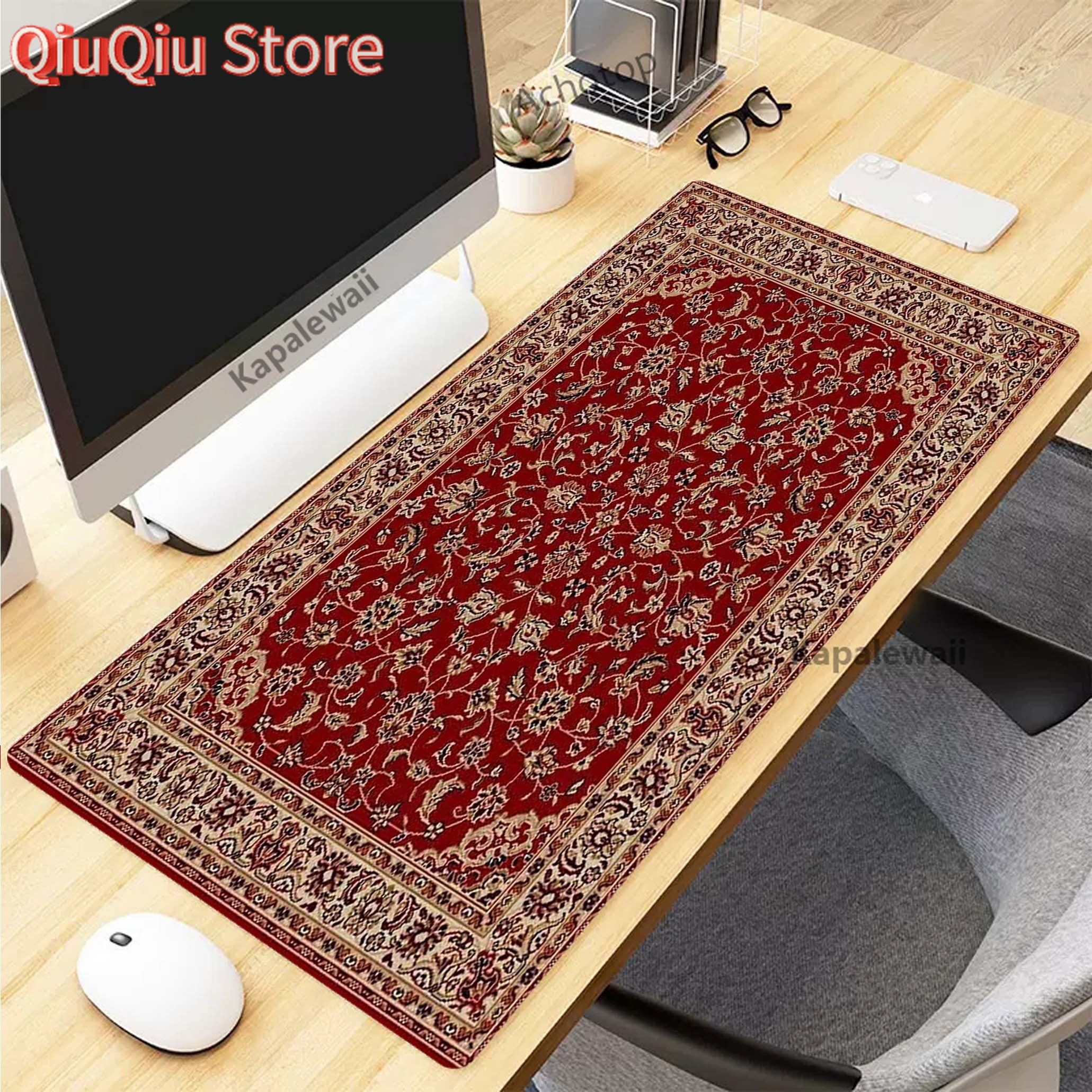 Retro Gaming Com - Persian Carpet Mysterious Retro Mouse Pad