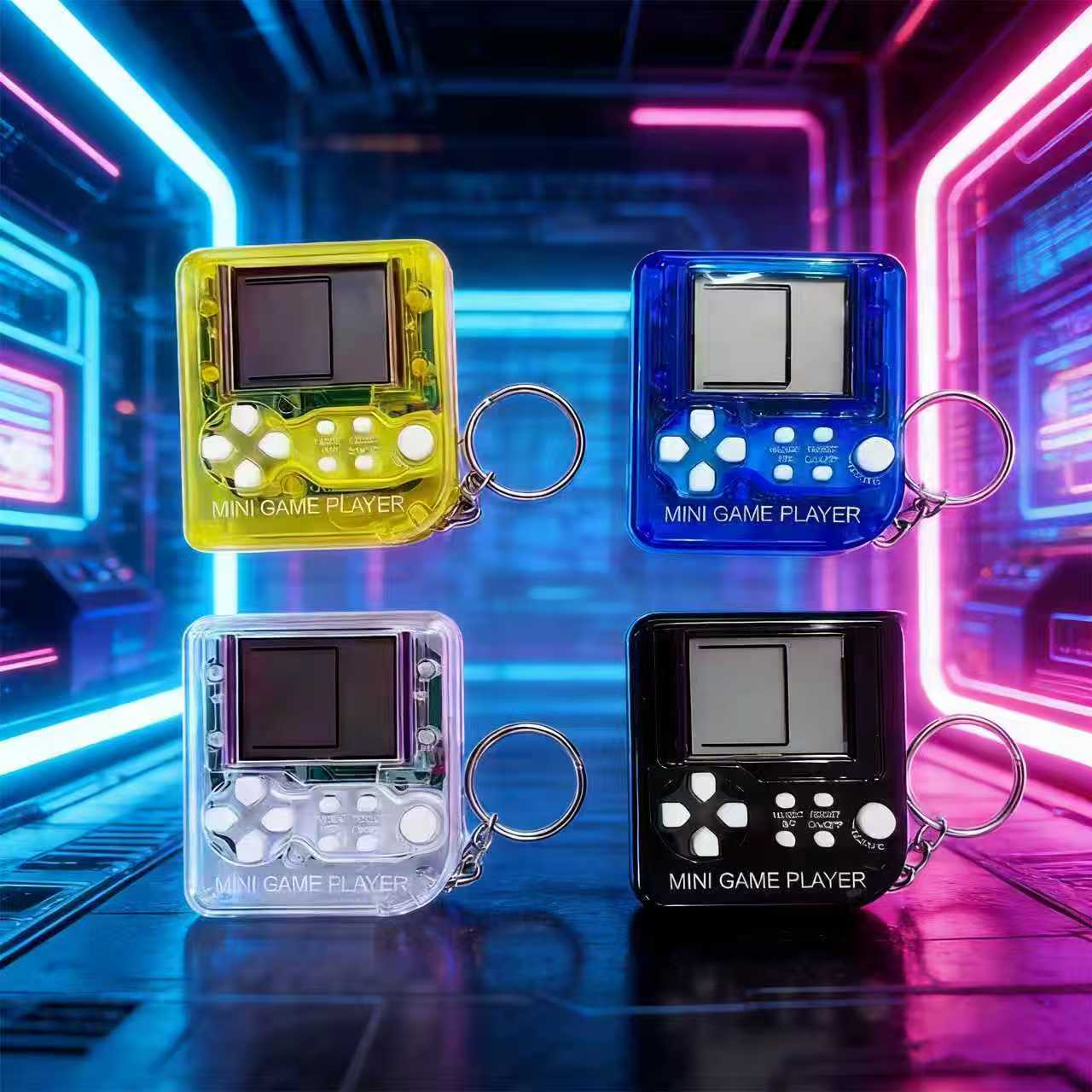Retro Gaming Gifts - Retro Mini Handheld Game Console Keychain