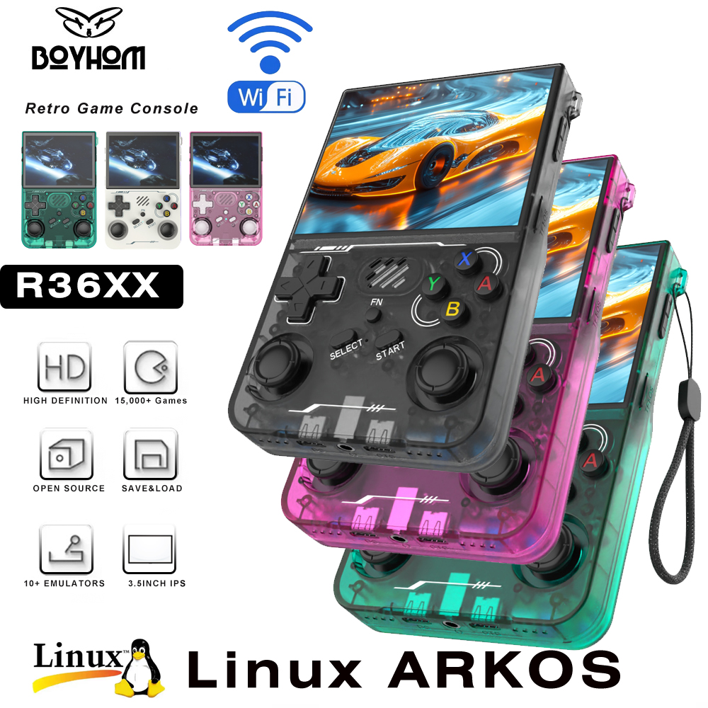 Retro Gaming Kiosk - BOYHOM 256G R36XX Hand-held Game Consoles