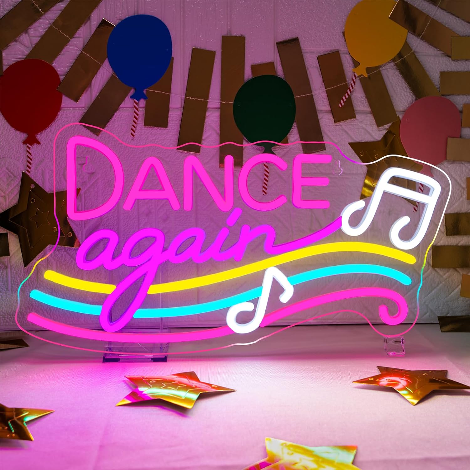 Retro Gaming Gifts - Dance Neon Sign USB Powered Handmade