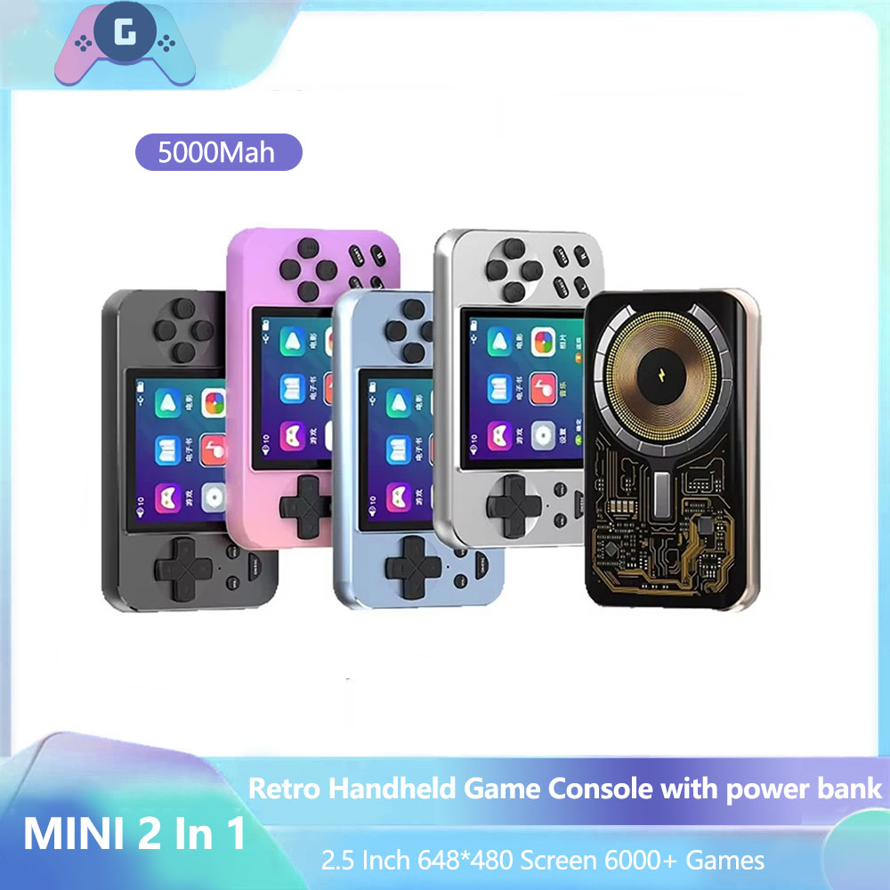 5000mAh 15W Fast Wireless Char - đánh giá và giá Retro Gaming Power Bank