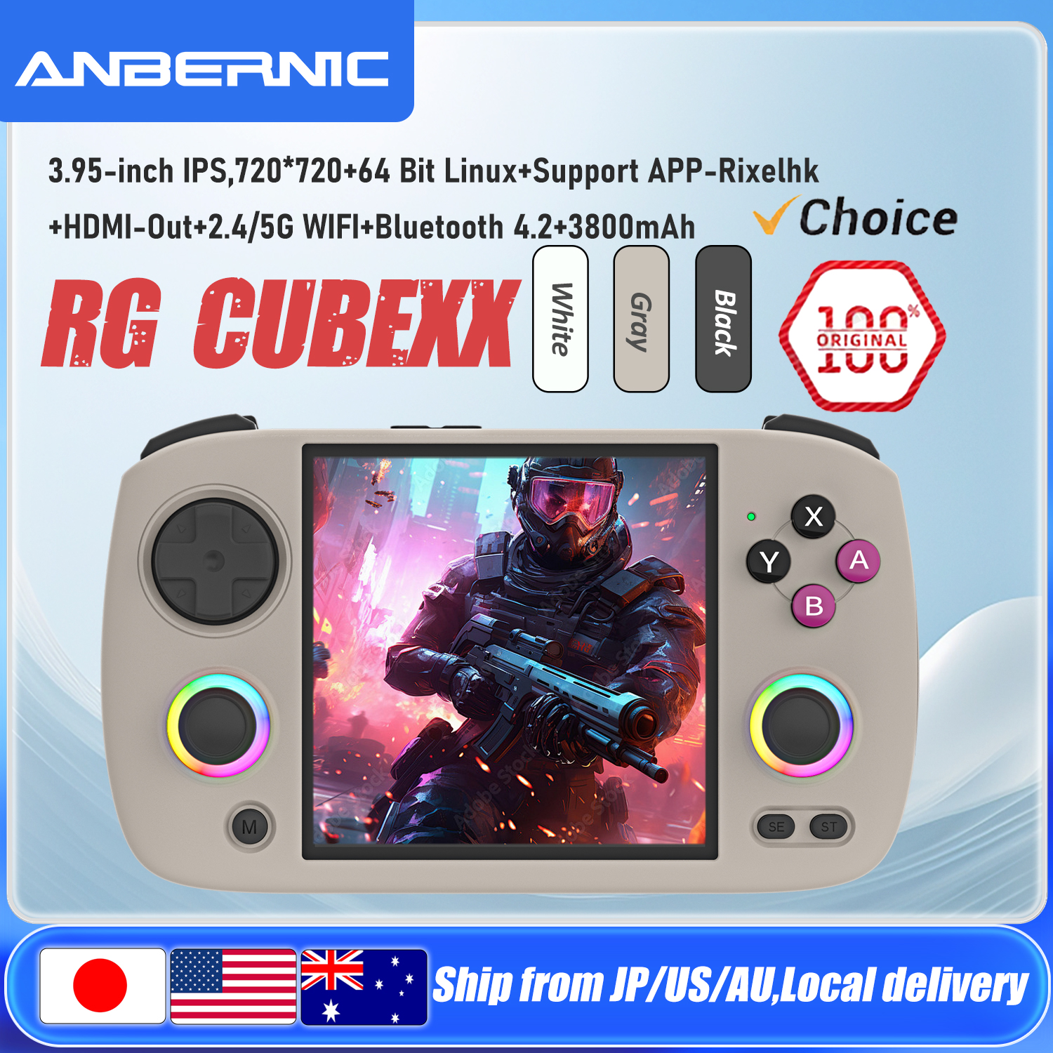 ANBERNIC RG CubeXX Handheld Ga - đánh giá và giá Retro Gaming Upscaler