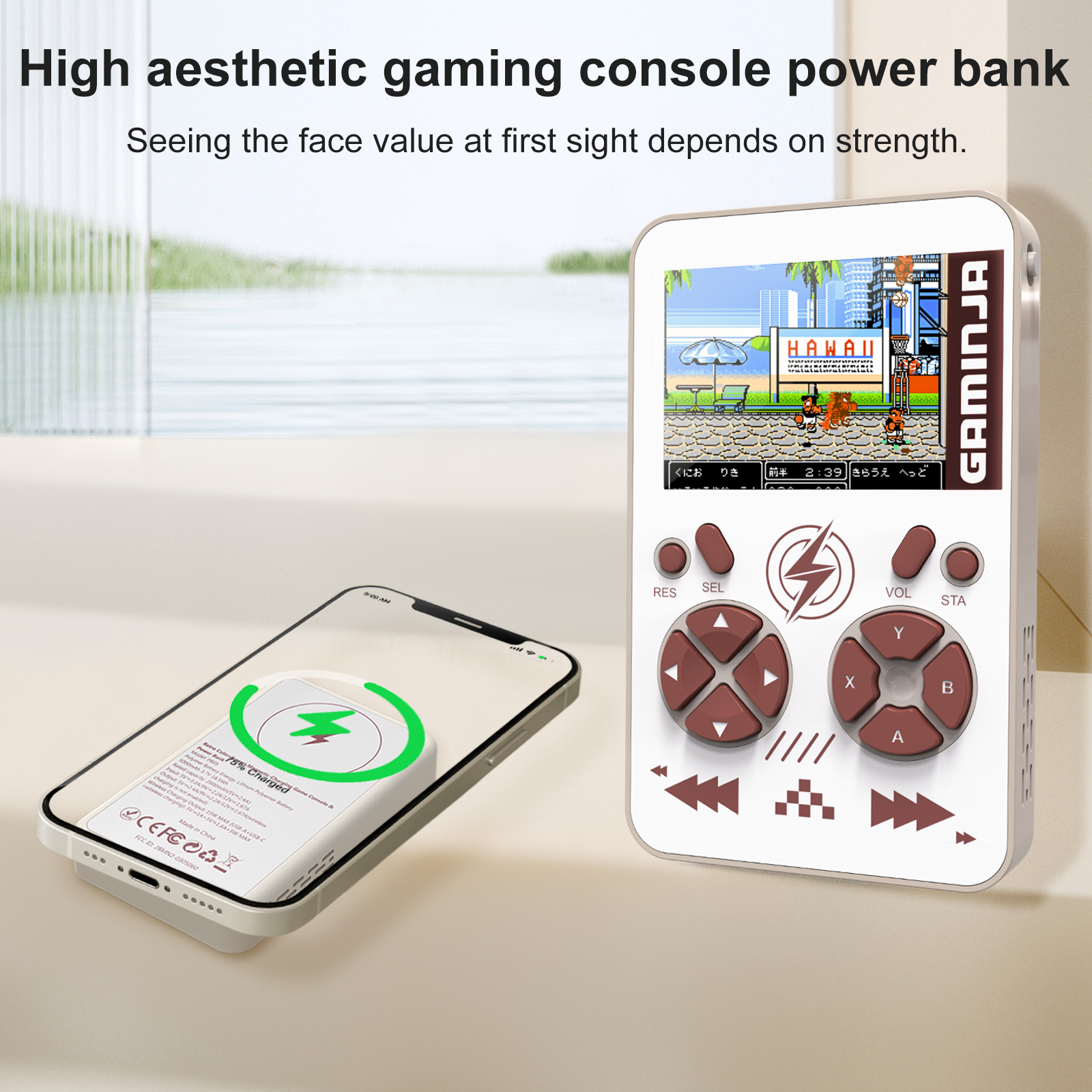 GAMINJA PB05 Retro Gaming Cons - đánh giá và giá Retro Gaming Power Bank