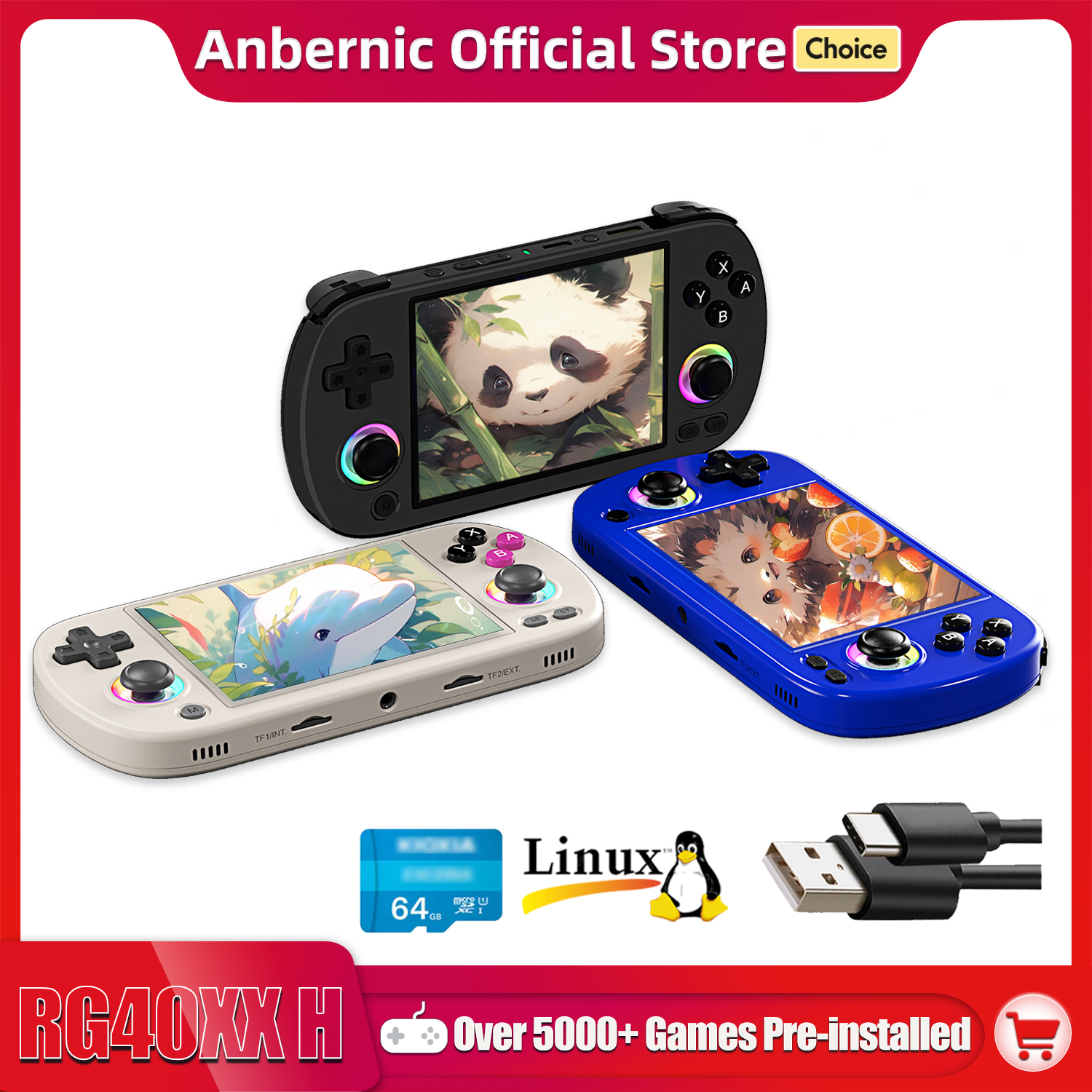 ANBERNIC RG40XX H Handheld Gam - đánh giá và giá Retro Gaming Upscaler