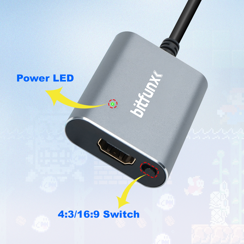 Bitfunx 720P Svideo / AV To HD - đánh giá và giá Retro Gaming N64