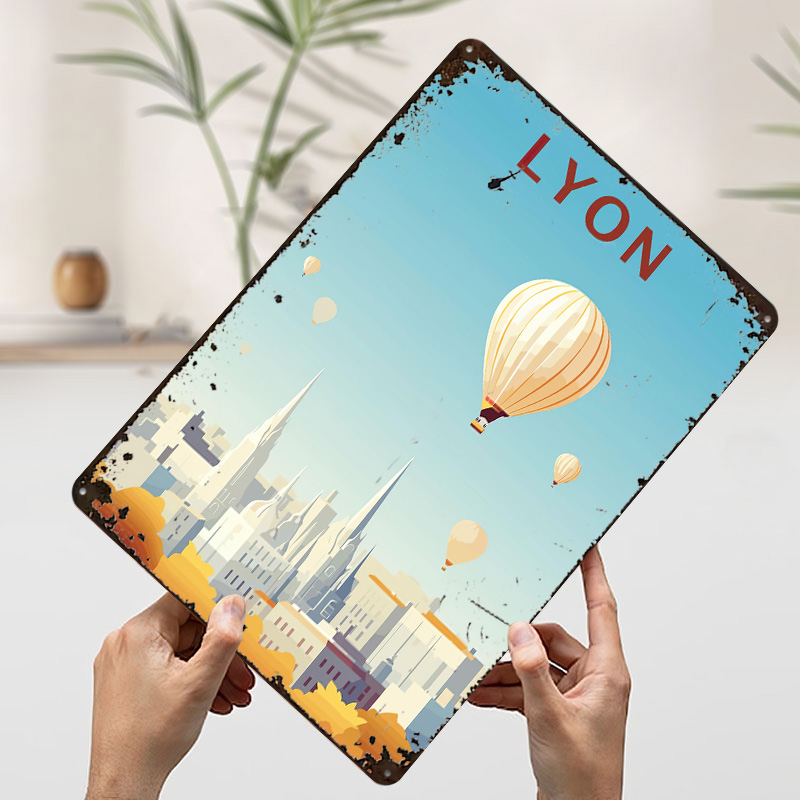 Travel to Lyon Printed Poster  - đánh giá và giá Retro Gaming Lyon