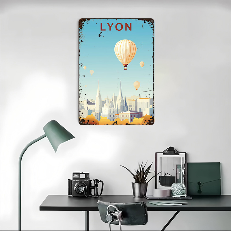 Travel to Lyon Printed Poster  - đánh giá và giá Retro Gaming Lyon
