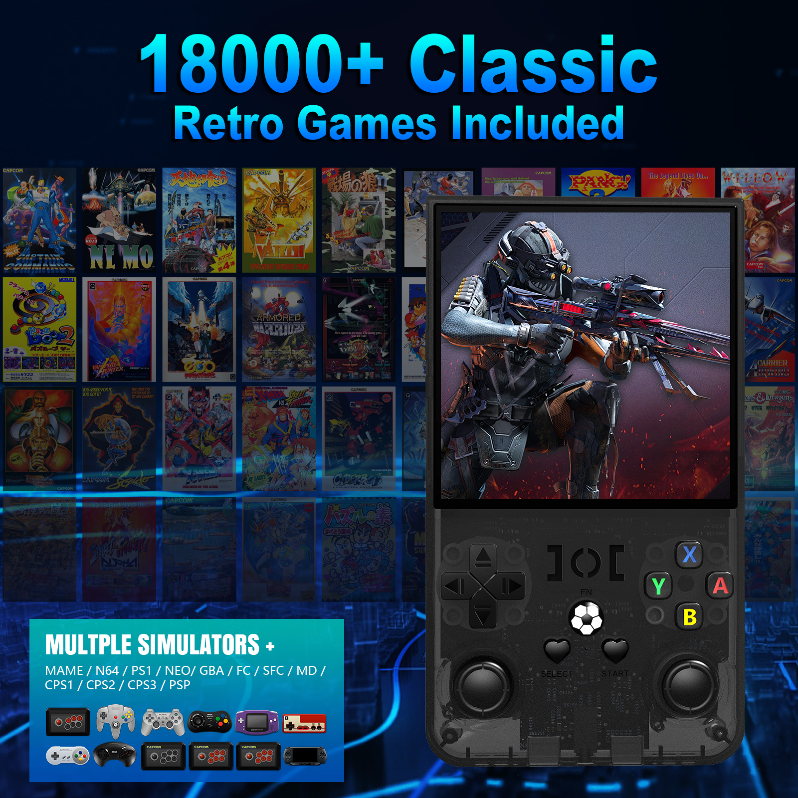 Open Source R36MAX Portable Vi - đánh giá và giá Retro Gaming Upscaler