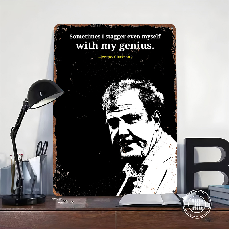 Jeremy Clarkson Quotes Tinplat - đánh giá và giá Retro Gaming Quotes
