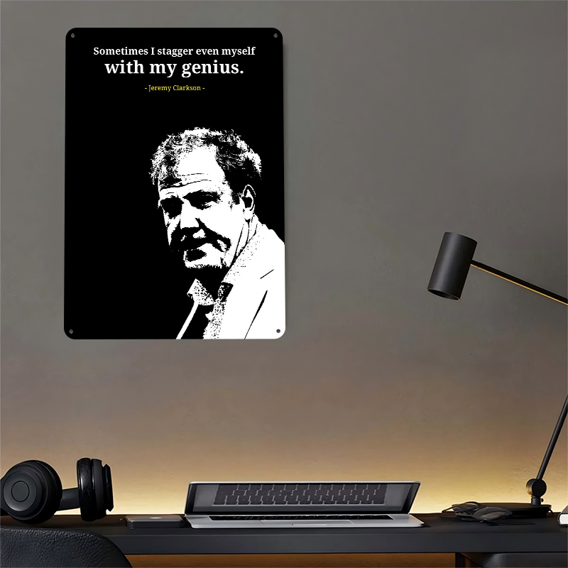 Jeremy Clarkson Quotes Tinplat - đánh giá và giá Retro Gaming Quotes