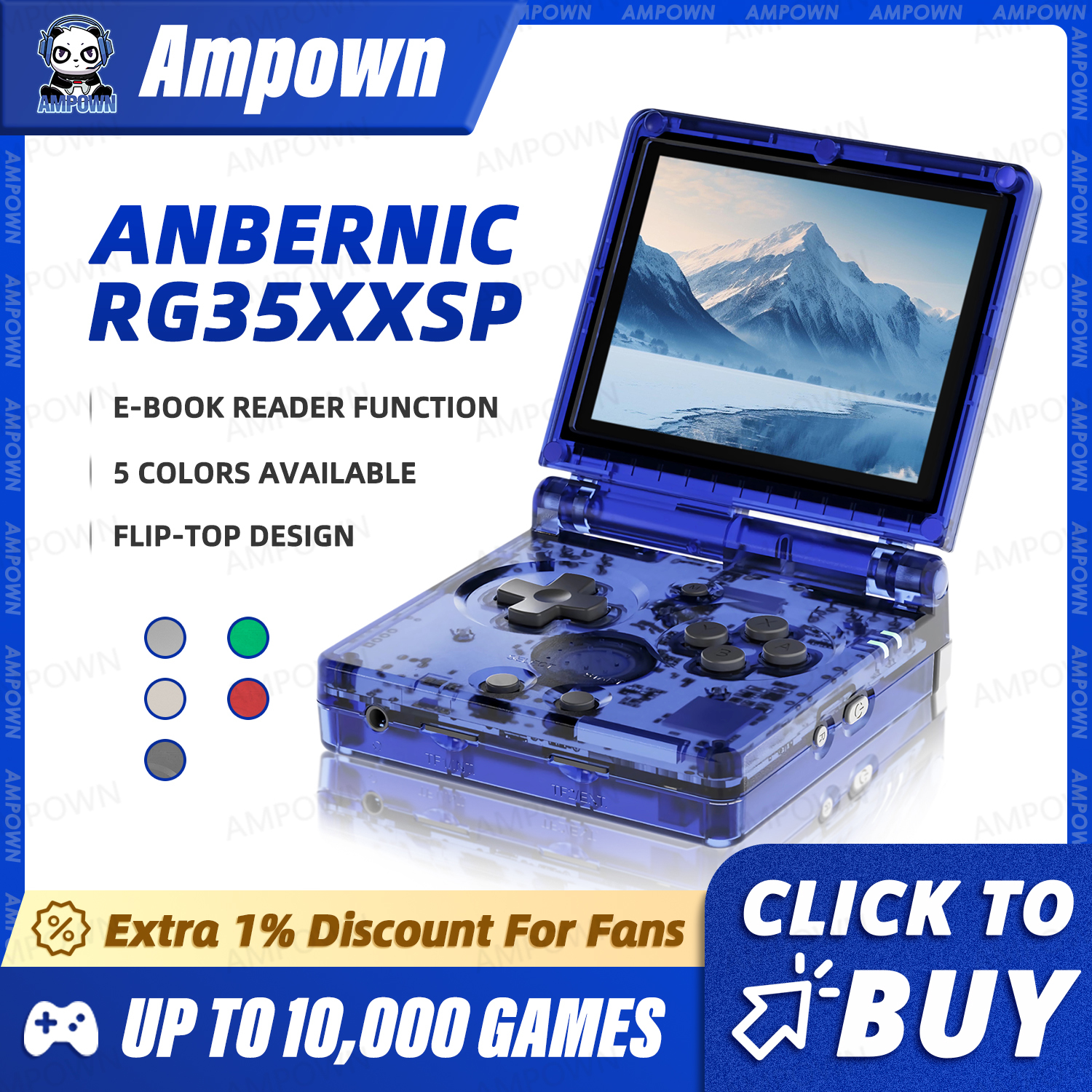 ANBERNIC RG35XXSP Flip Game Co - đánh giá và giá Retro Gaming Upscaler