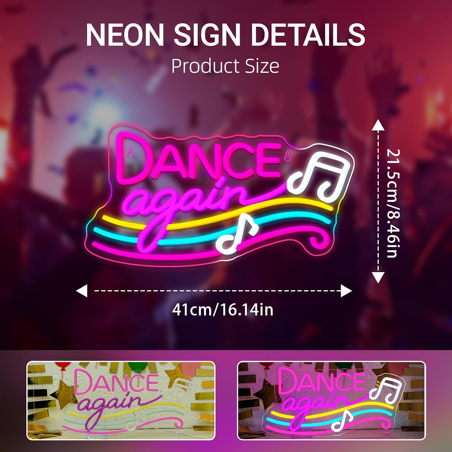 Dance Neon Sign USB Powered Ha - đánh giá và giá Retro Gaming Gifts