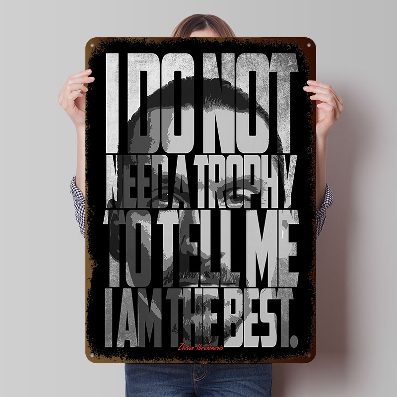 Zlatan Ibrahimovic Quote Print - đánh giá và giá Retro Gaming Quotes