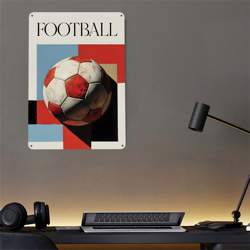 Football With Geometric Backgr - đánh giá và giá Background Retro Gaming