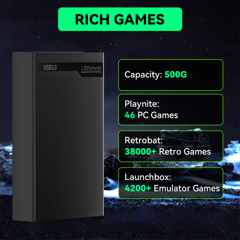 MIX500G Game Hard Drive With 3 - đánh giá và giá Retro Gaming N64