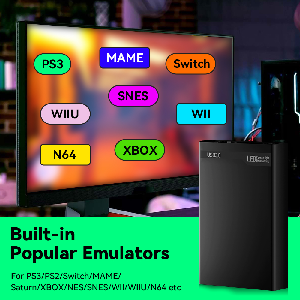 MIX500G Game Hard Drive With 3 - đánh giá và giá Retro Gaming N64