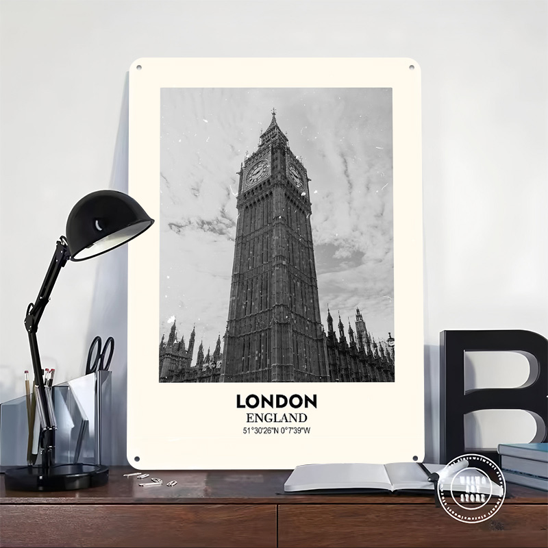 London Big Ben Printed Poster  - đánh giá và giá Retro Gaming London
