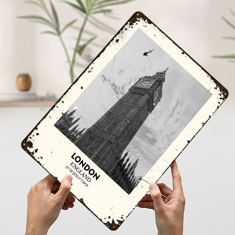 London Big Ben Printed Poster  - đánh giá và giá Retro Gaming London