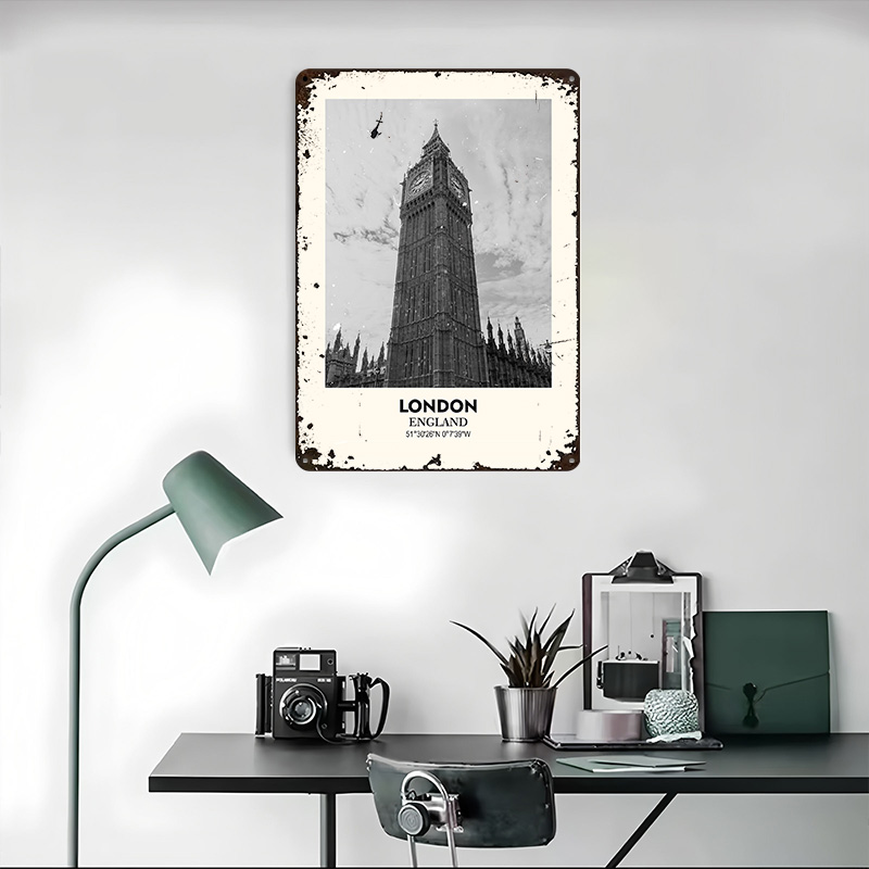 London Big Ben Printed Poster  - đánh giá và giá Retro Gaming London