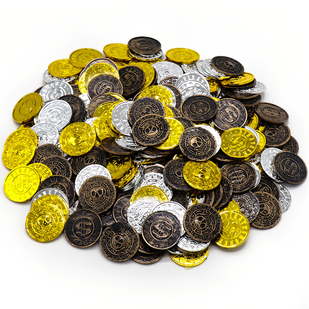 20/50/100pcs Retro Pirate Coin - đánh giá và giá Retro Gaming Gifts