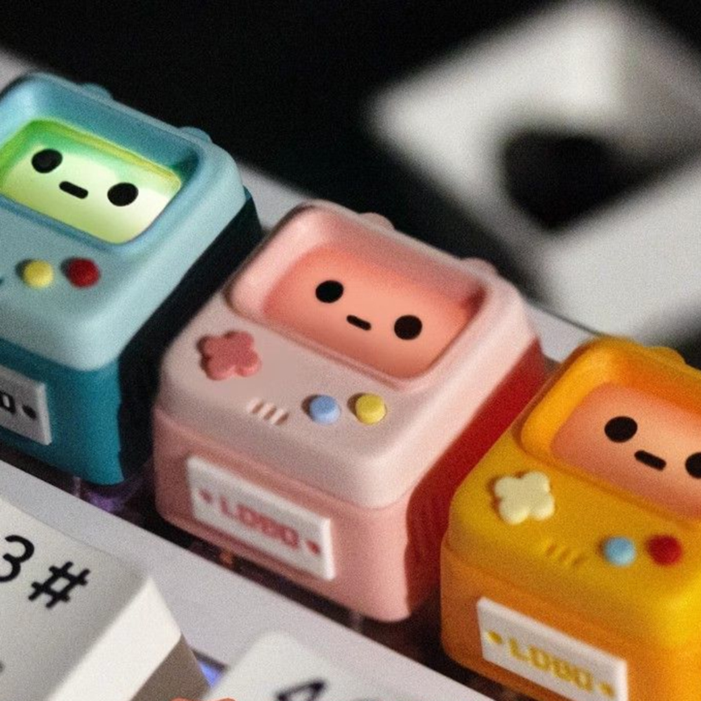Cute Retro Game Theme Keycaps  - đánh giá và giá Retro Gaming Gifts