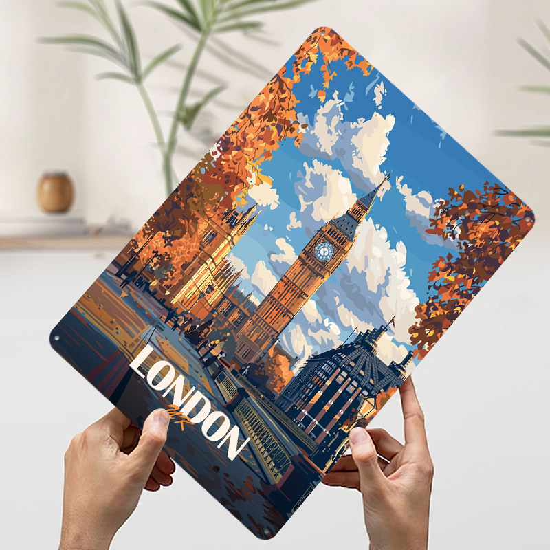 London Big Ben Printed Poster  - đánh giá và giá Retro Gaming London