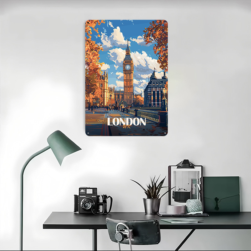 London Big Ben Printed Poster  - đánh giá và giá Retro Gaming London