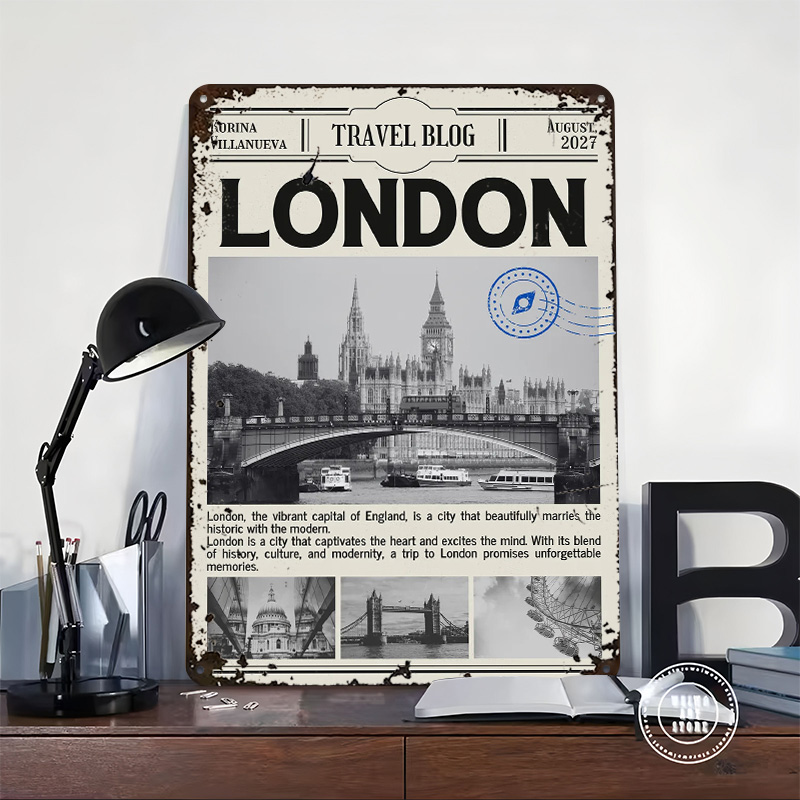 London Travel Printed Poster C - đánh giá và giá Retro Gaming London