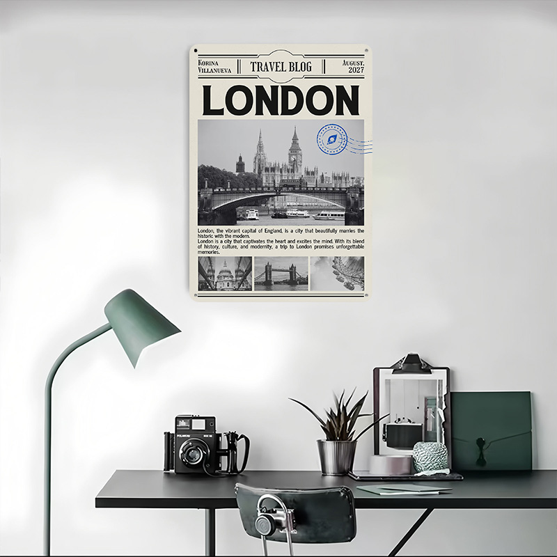 London Travel Printed Poster C - đánh giá và giá Retro Gaming London