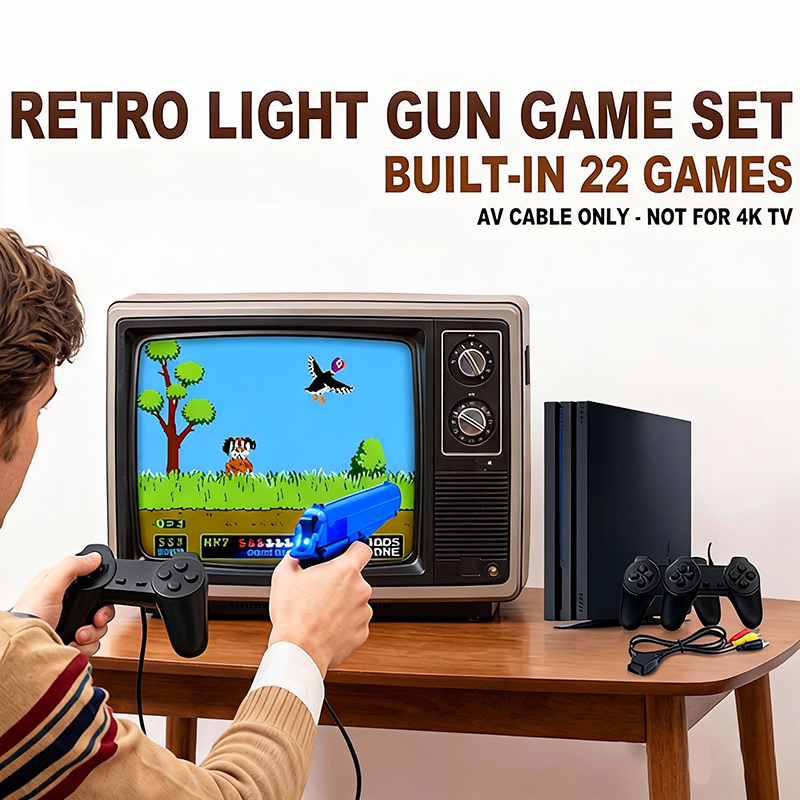 PS 4 Style Gaming Console Set  - đánh giá và giá Retro Gaming Console Gun